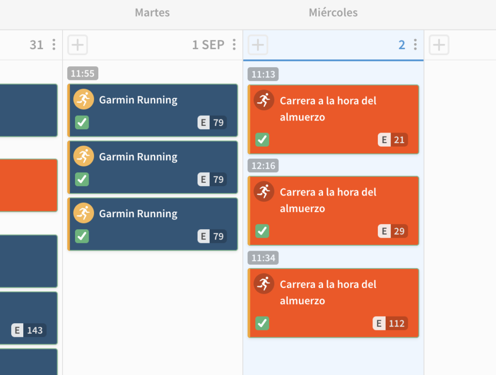 Calculo de Esfuerzo (TRIMP) en TrainerPlan