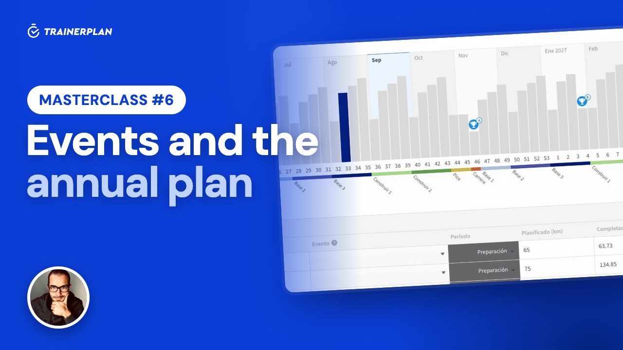 Masterclass #6 · Events and the annual plan in TrainerPlan
