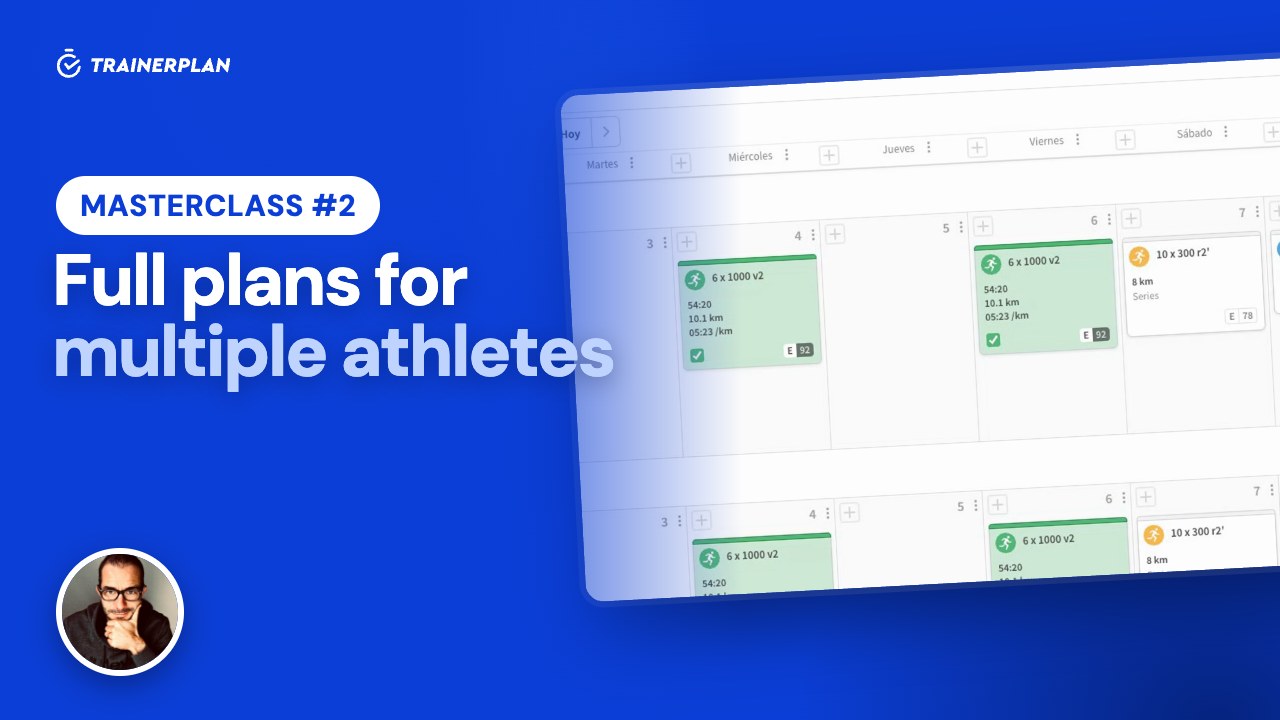 Masterclass #2 · Full plans for multiple athletes