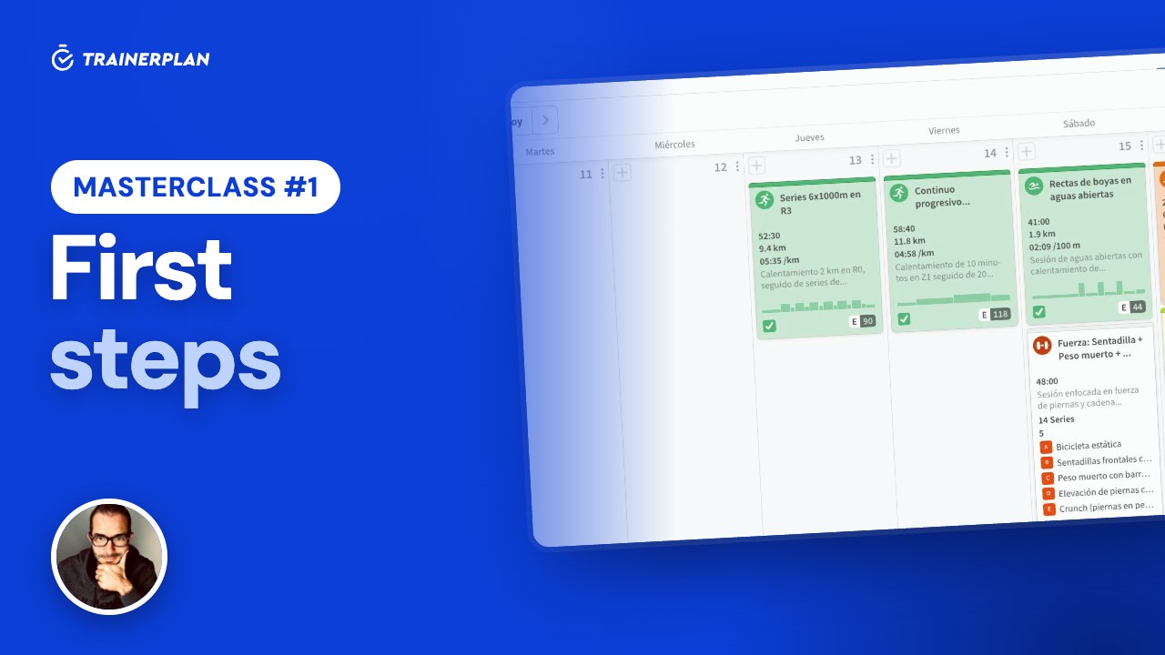 Masterclass #1 · First steps in TrainerPlan