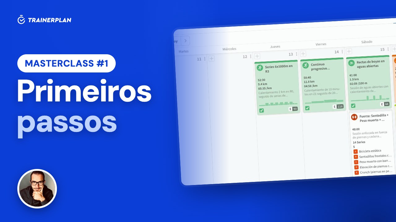 Masterclass #1 · Primeiros passos no TrainerPlan