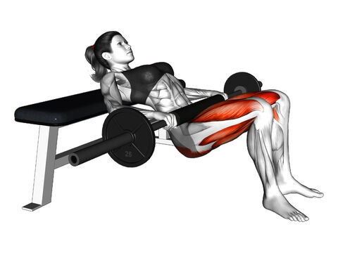Hip thrust con barra