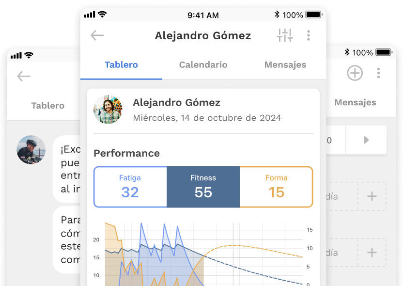 Aplicación móvil TrainerPlan