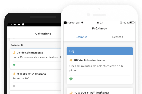 Aplicación móvil TrainerPlan